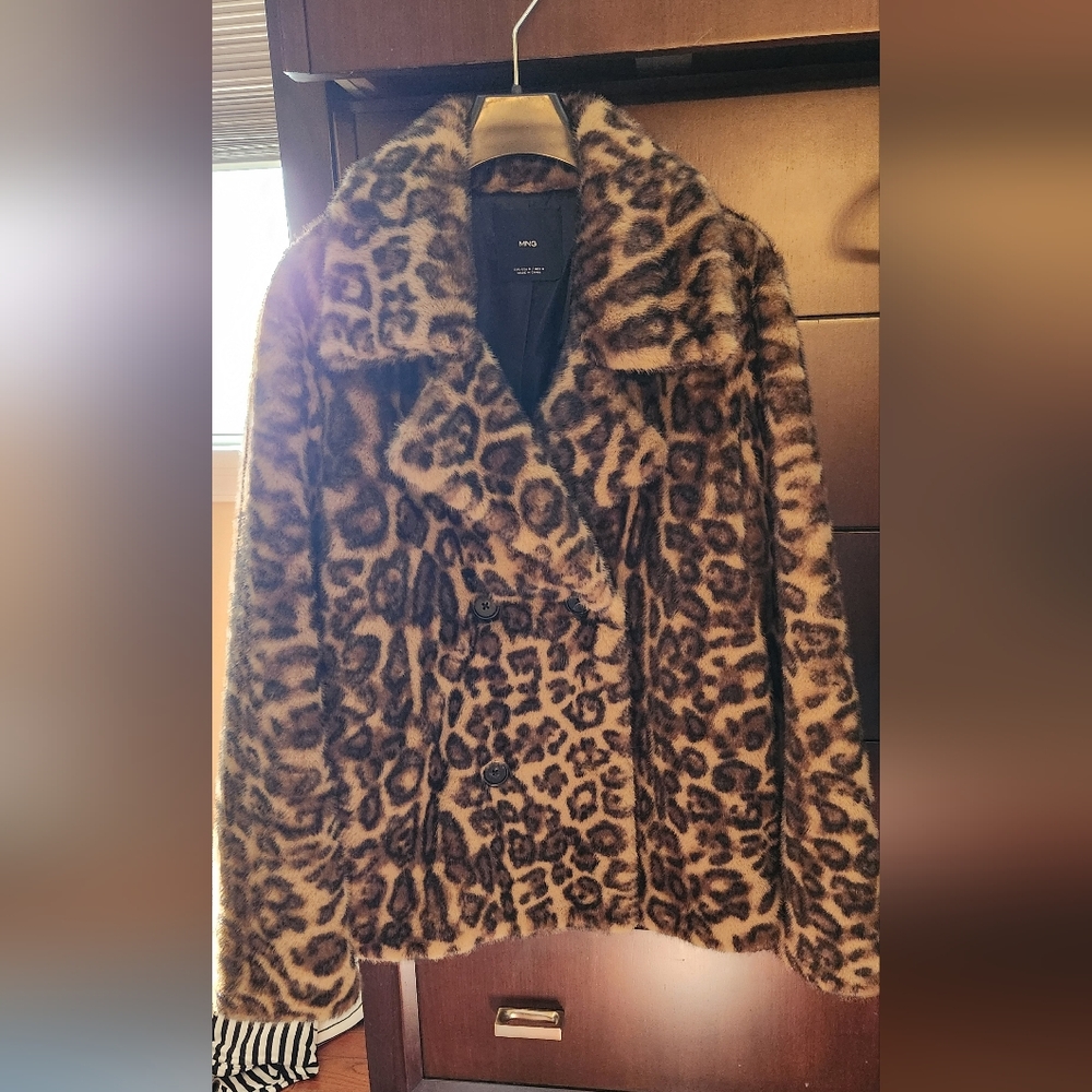 Leopard Double Breasted Jacket